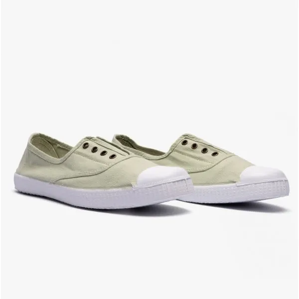 1915 INGLESA DREC Womens Canvas Pumps Wasabi