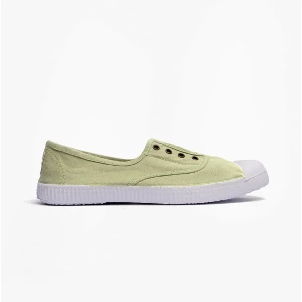 1915 INGLESA DREC Womens Canvas Pumps Wasabi