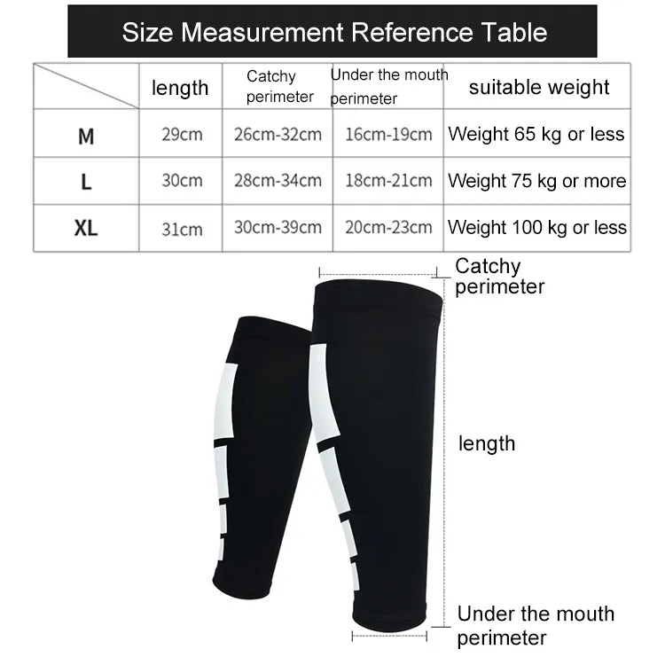 2 PCS Sports High Elastic Outdoors Climbing Basketball Knee Support Guards, Size: M(White)
