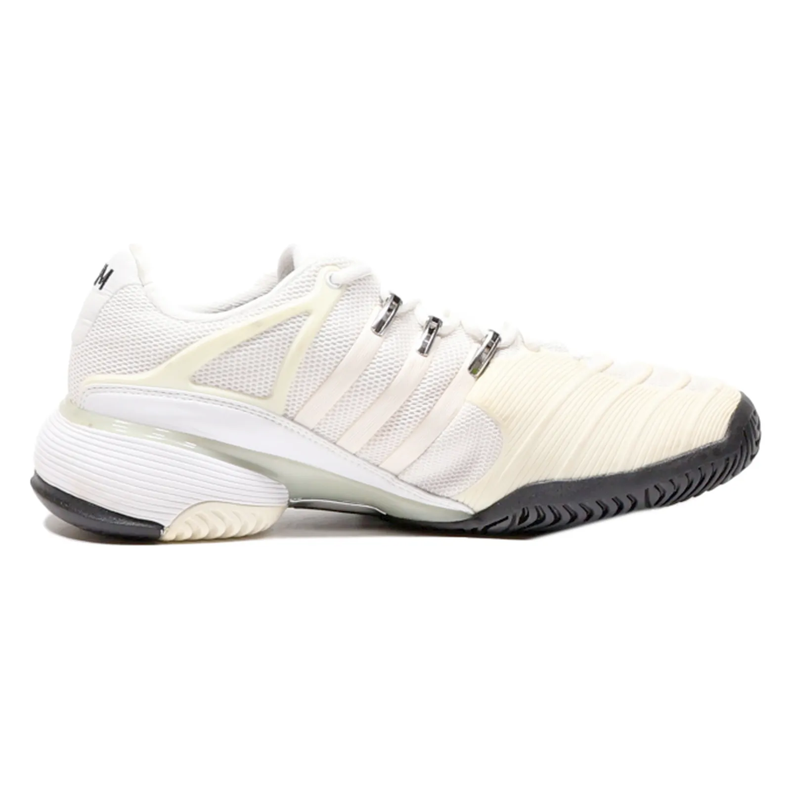ADIDAS 8M Barricade Sneaker Trainers White Synthetic Mens UK 7