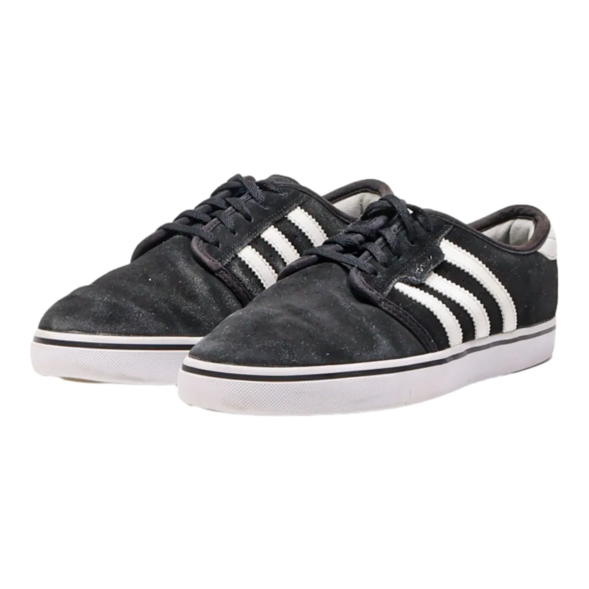 ADIDAS Seeley Sneaker Trainers Black Canvas Mens UK 6