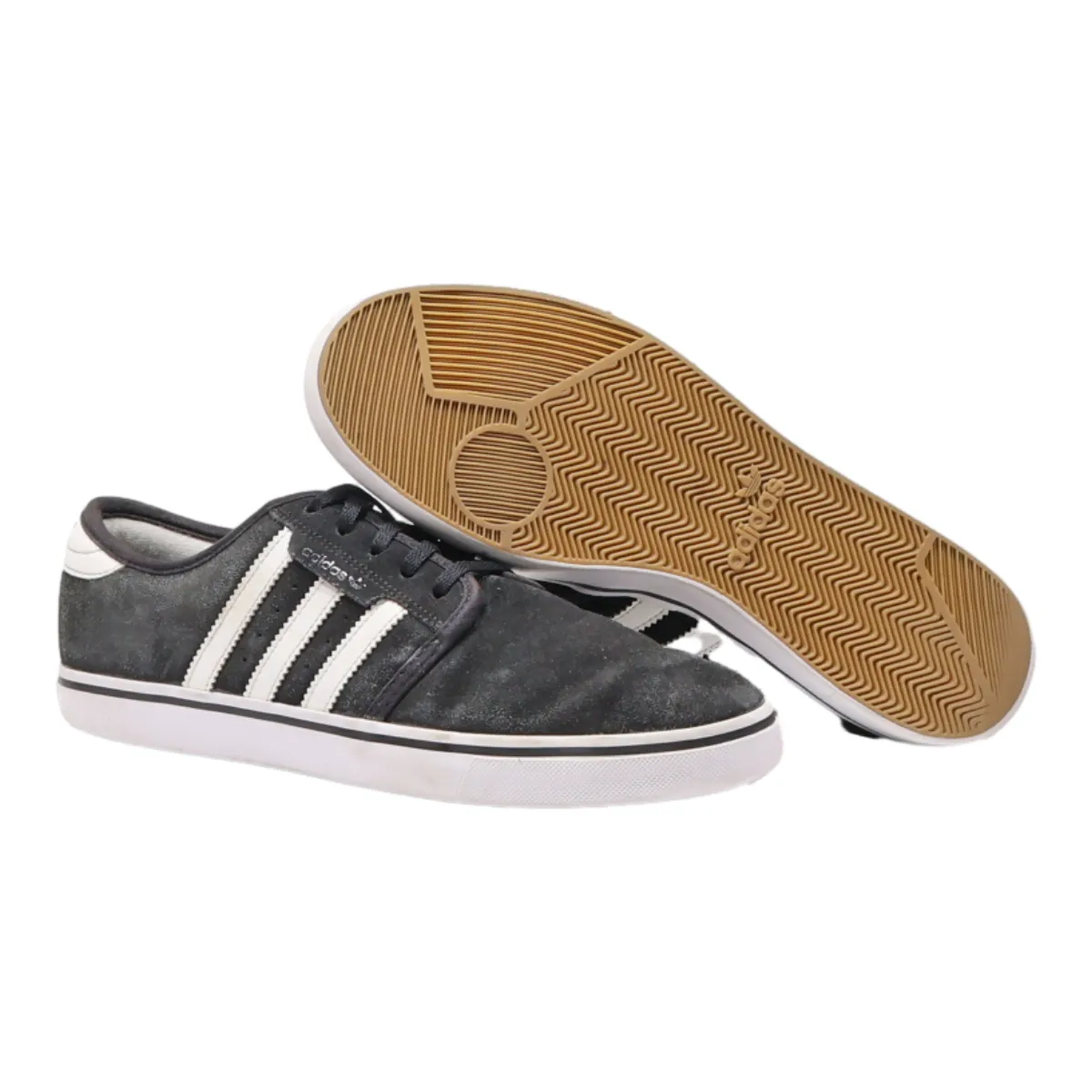 ADIDAS Seeley Sneaker Trainers Black Canvas Mens UK 6