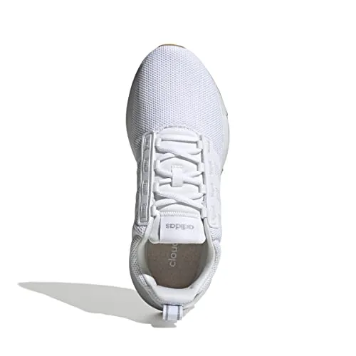 adidas Women's Racer TR21 Running Shoe, White/White/Grey, 6