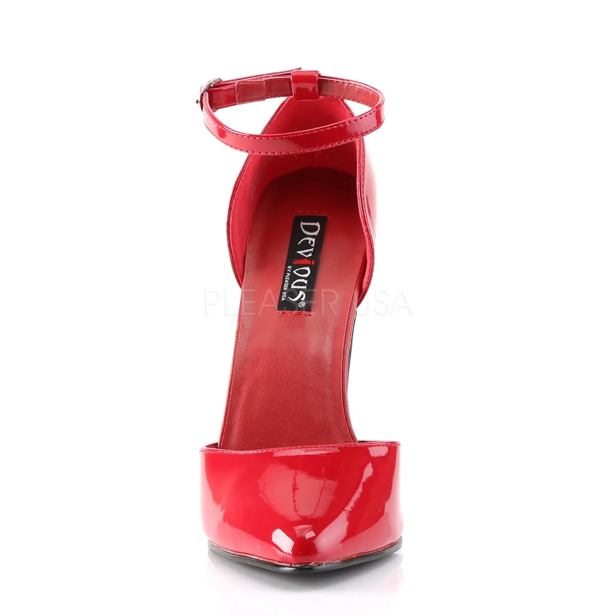 Ankle Strap Fetish D'Orsay Pumps with 6-inch Heels DOMINA-402