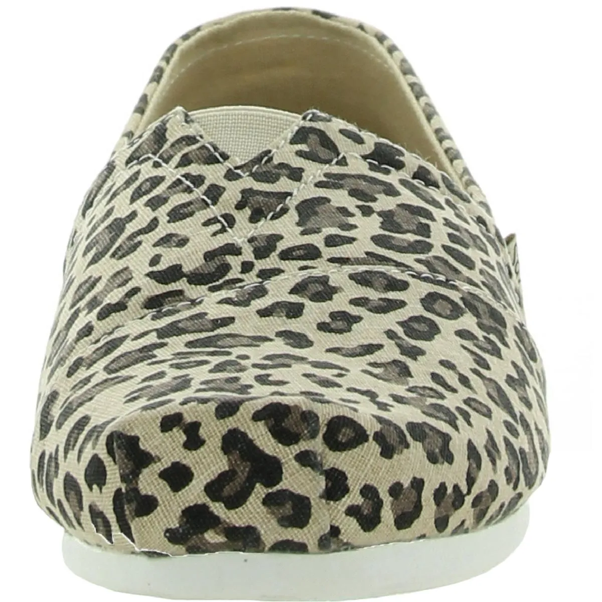 BOBS From Skechers Womens Hot Spotted Canvas Slip On Loafers