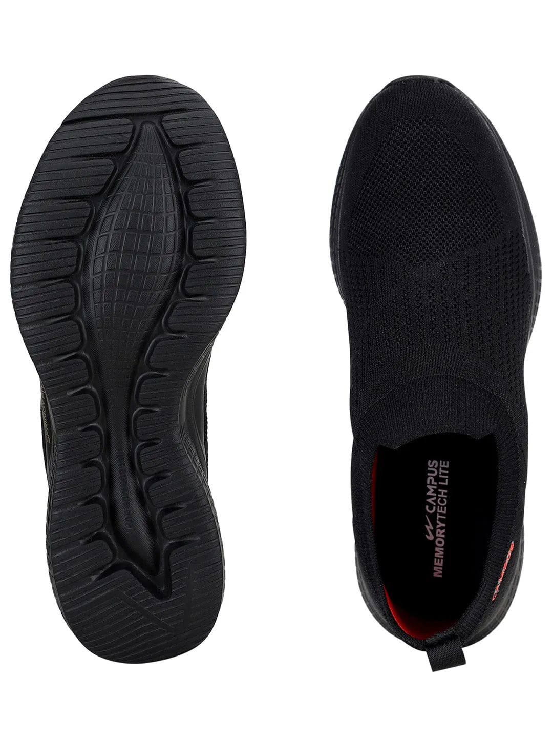 BOOMER N Black Men's Walking Shoes