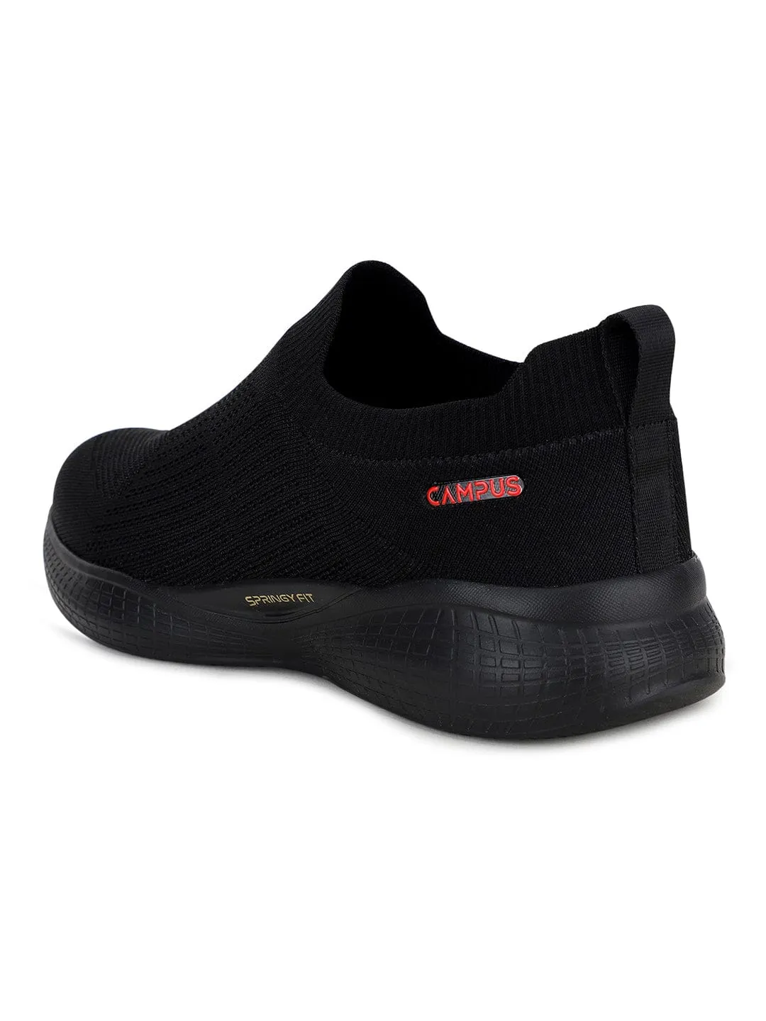 BOOMER N Black Men's Walking Shoes