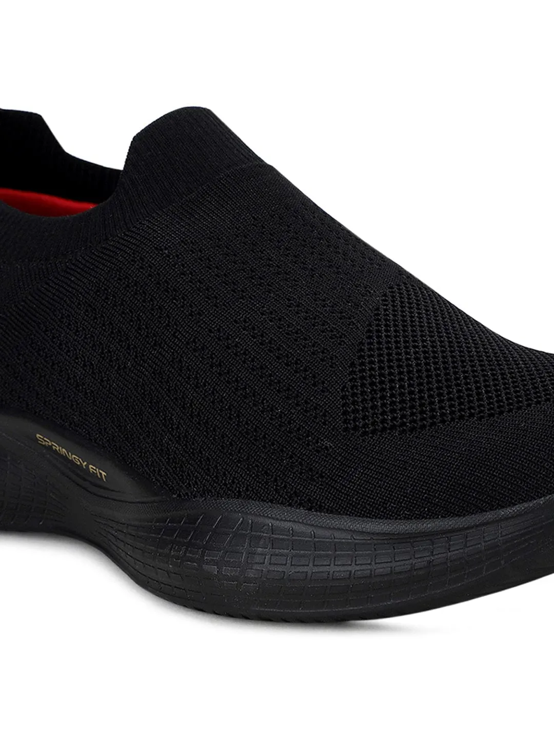 BOOMER N Black Men's Walking Shoes