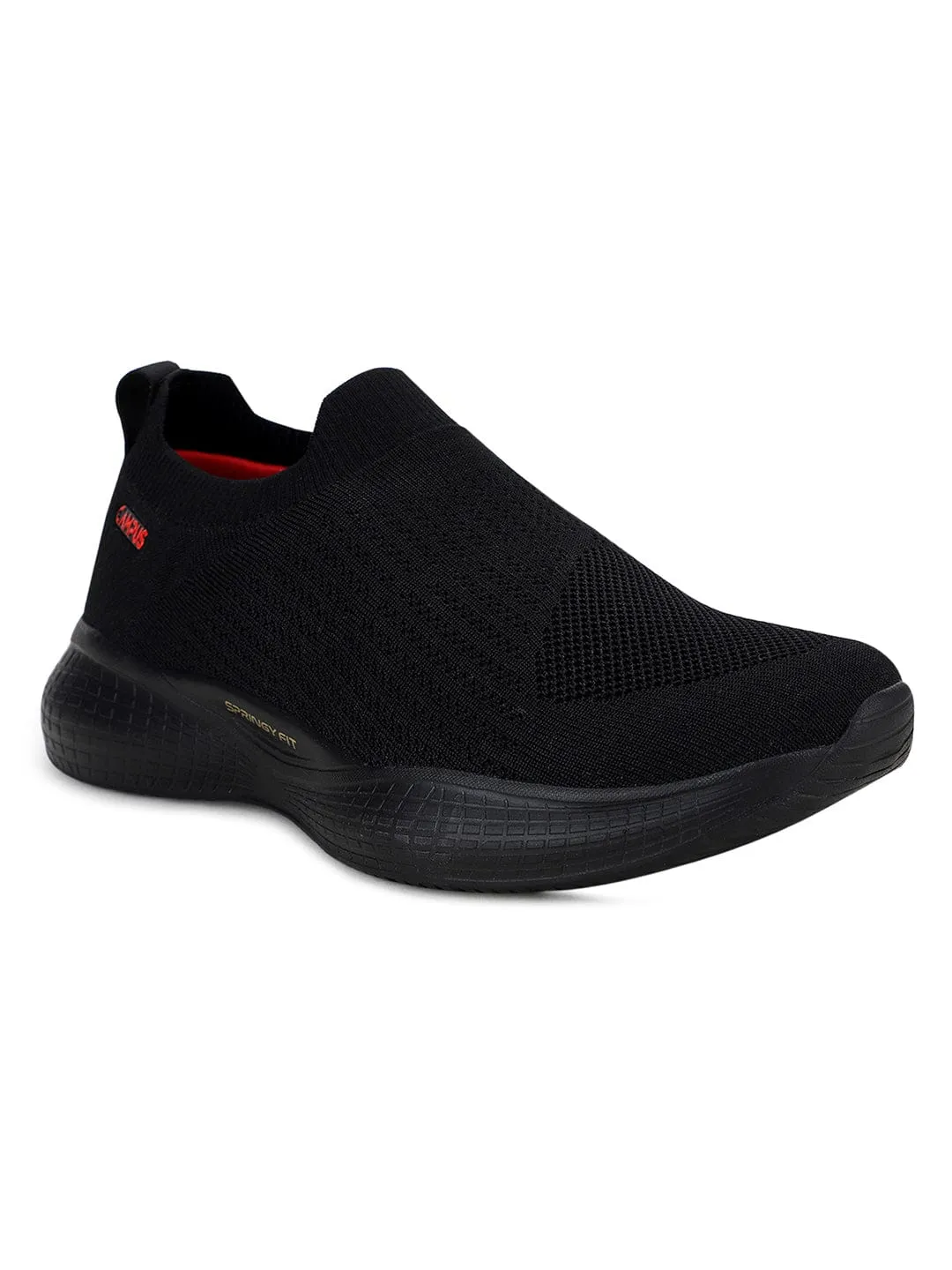 BOOMER N Black Men's Walking Shoes