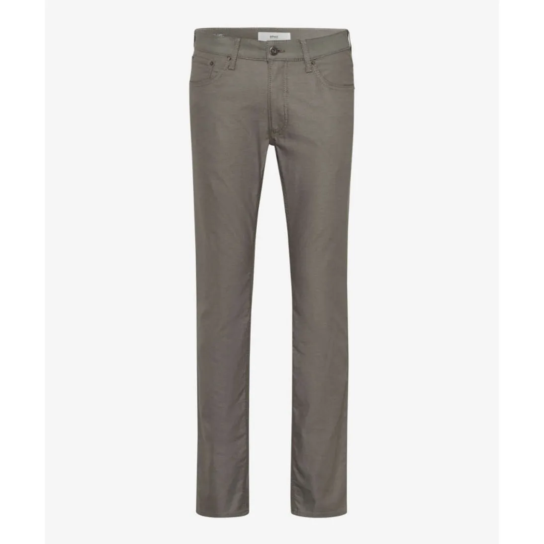 Brax Five-Pocket Lightweight Slim Fit Chuck Flex Jeans Two-Toned Look 81-3308 Olive