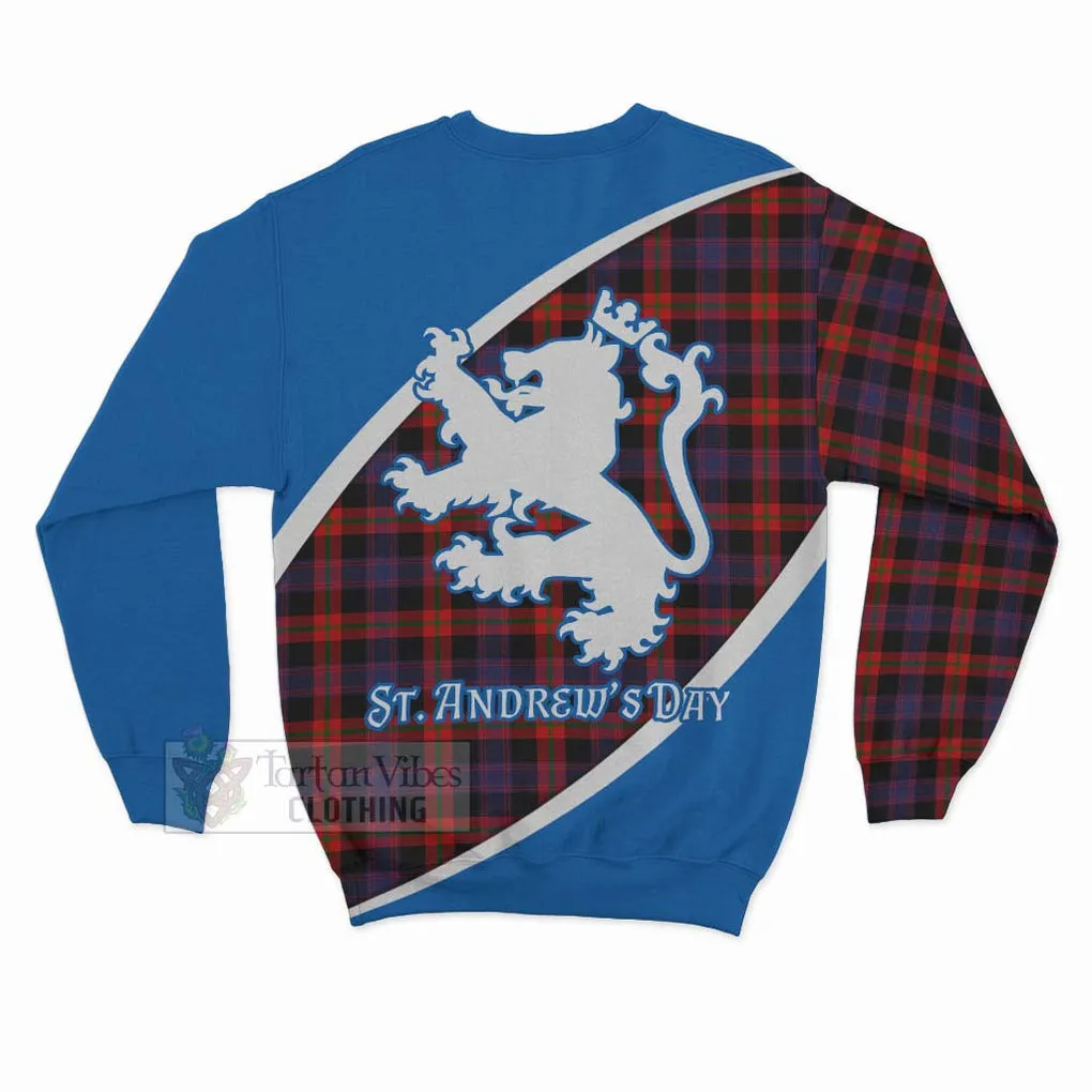 Brown (Broun) Family Crest Tartan Sweatshirt Celebrate Saint Andrew's Day in Style