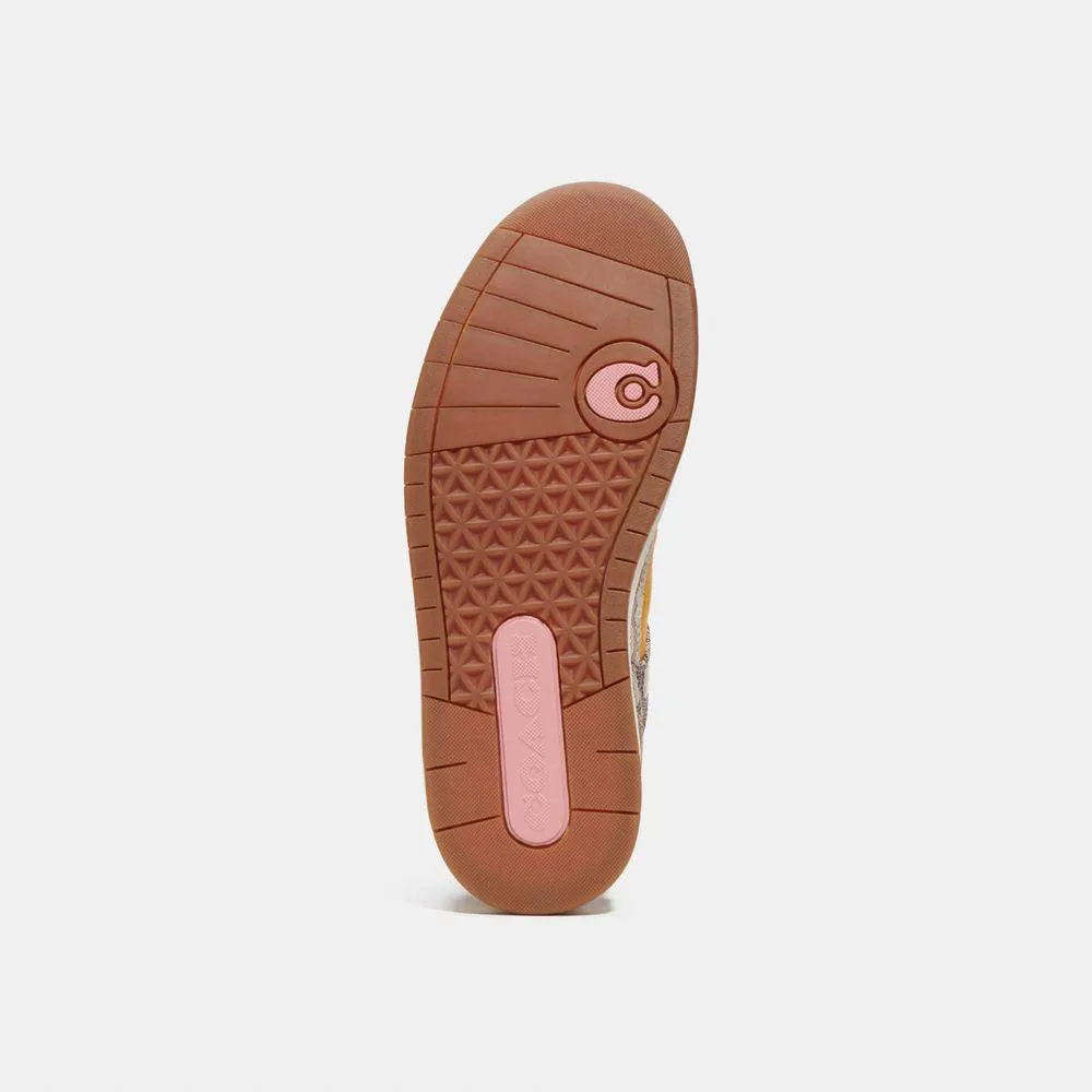C201 Low Top Sneaker In Signature