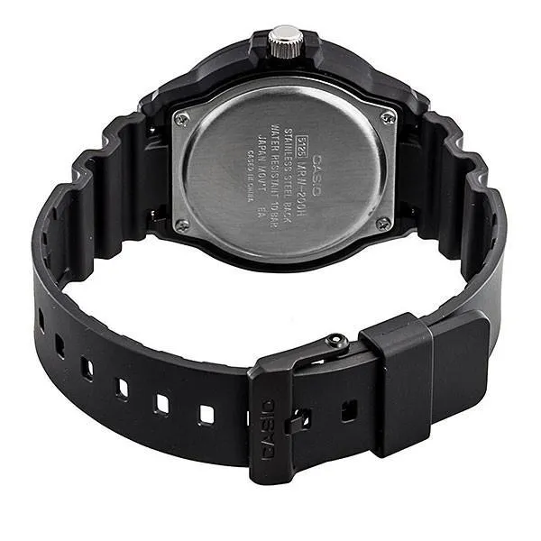 Casio MRW-200H-9B Black Resin Strap Watch for Men