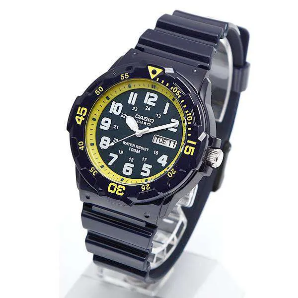 Casio MRW-200HC-2B Blue Resin Strap Watch for Men