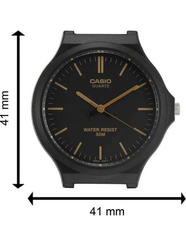 Casio MW-240-1E2VDF Black Resin Strap Watch for Men