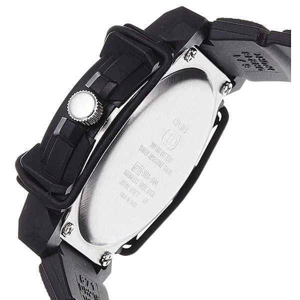 Casio Standard HDA-600B-7BV Black Resin Strap Watch for Men and Women