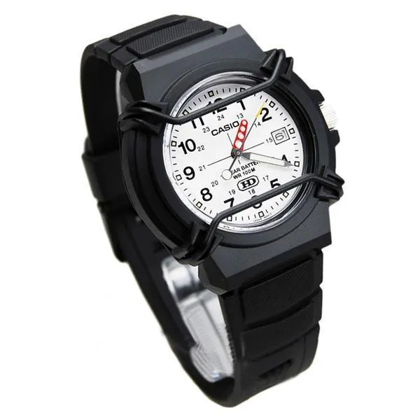 Casio Standard HDA-600B-7BV Black Resin Strap Watch for Men and Women