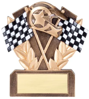 Checkered Flag & Helmet Resin (RF800)
