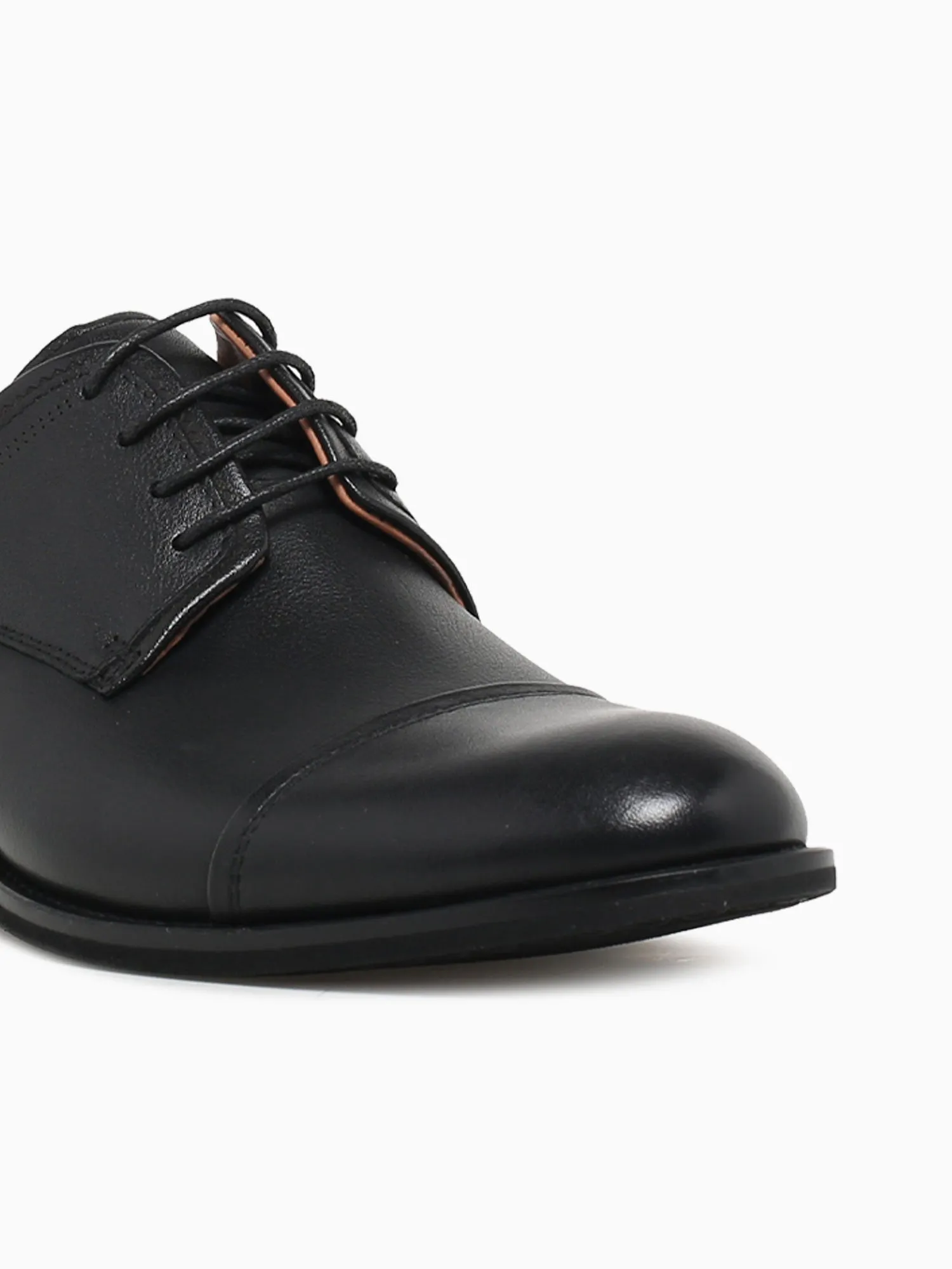 Cillian Black Soft Tumbled Leather