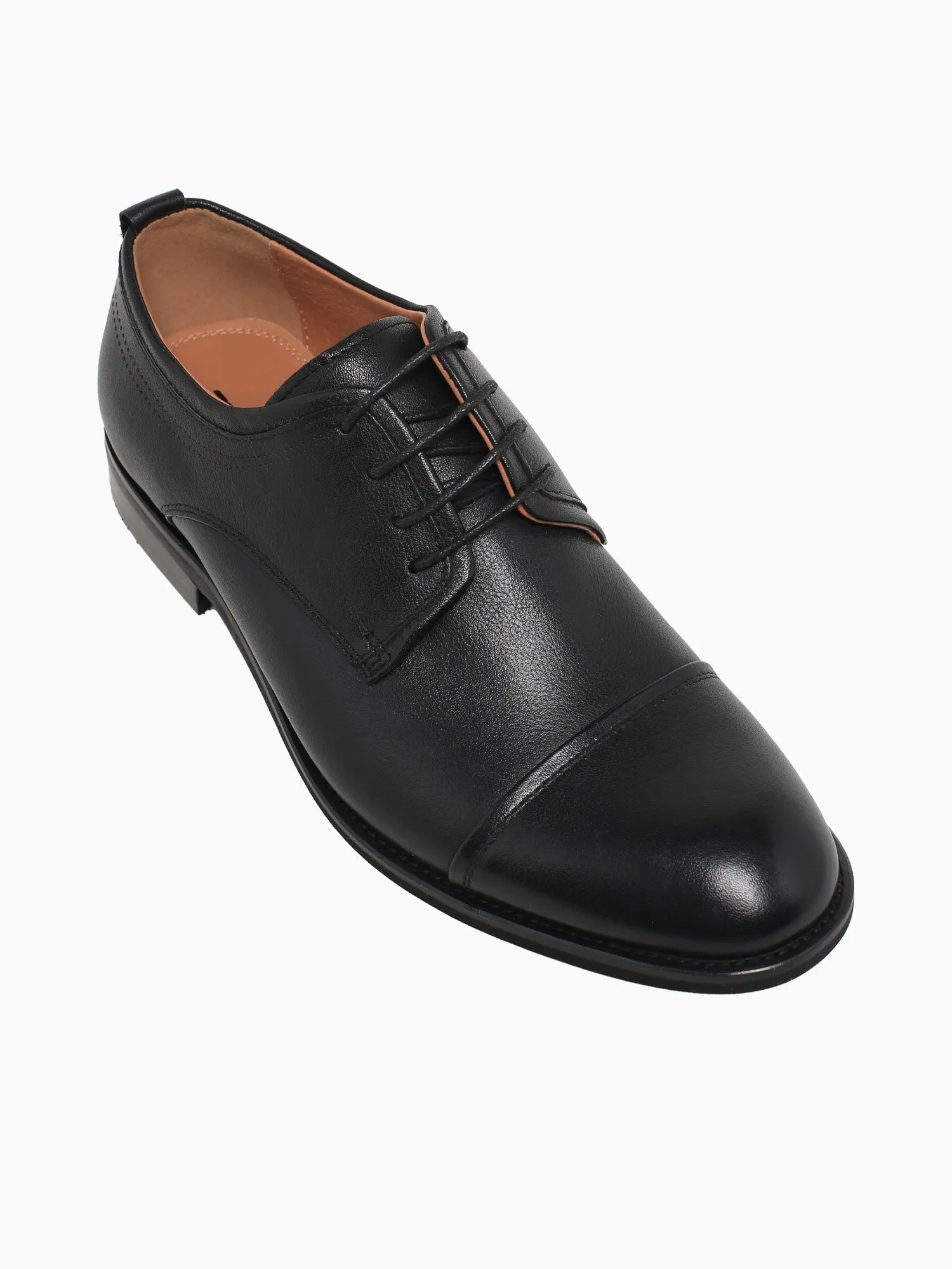 Cillian Black Soft Tumbled Leather