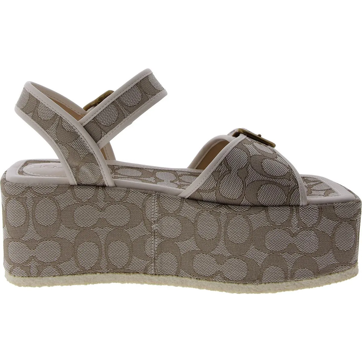 Coach Womens NAOMI Ankle Strap Open Toe Platform Sandals