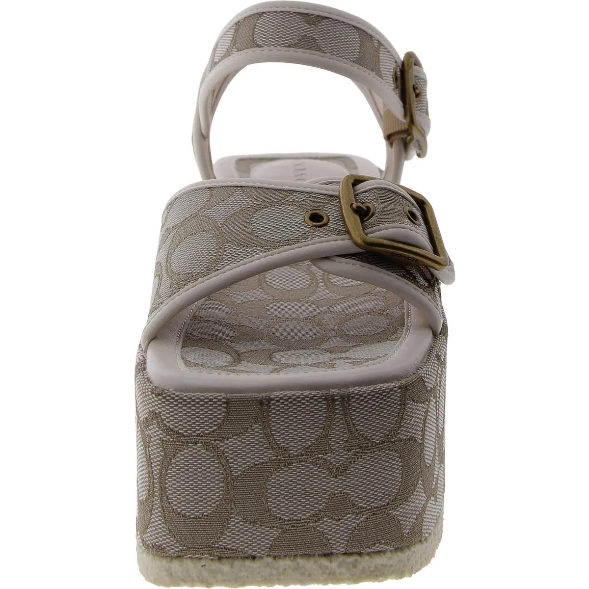 Coach Womens NAOMI Ankle Strap Open Toe Platform Sandals