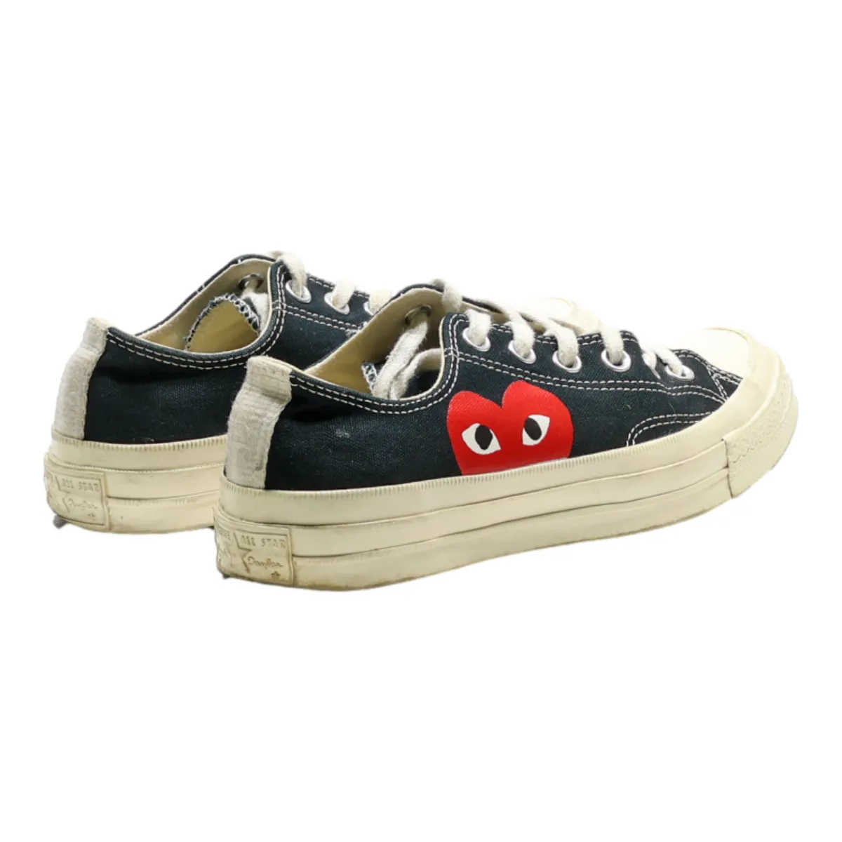 CONVERSE Chuck 70 2019 Comme Des Garcons Low Top Trainers Black Canvas Womens UK 5.5
