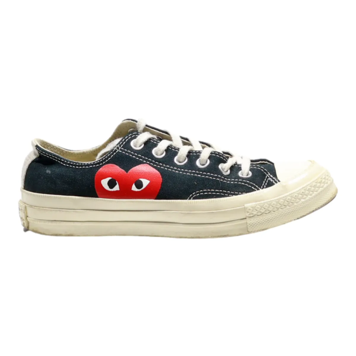 CONVERSE Chuck 70 2019 Comme Des Garcons Low Top Trainers Black Canvas Womens UK 5.5