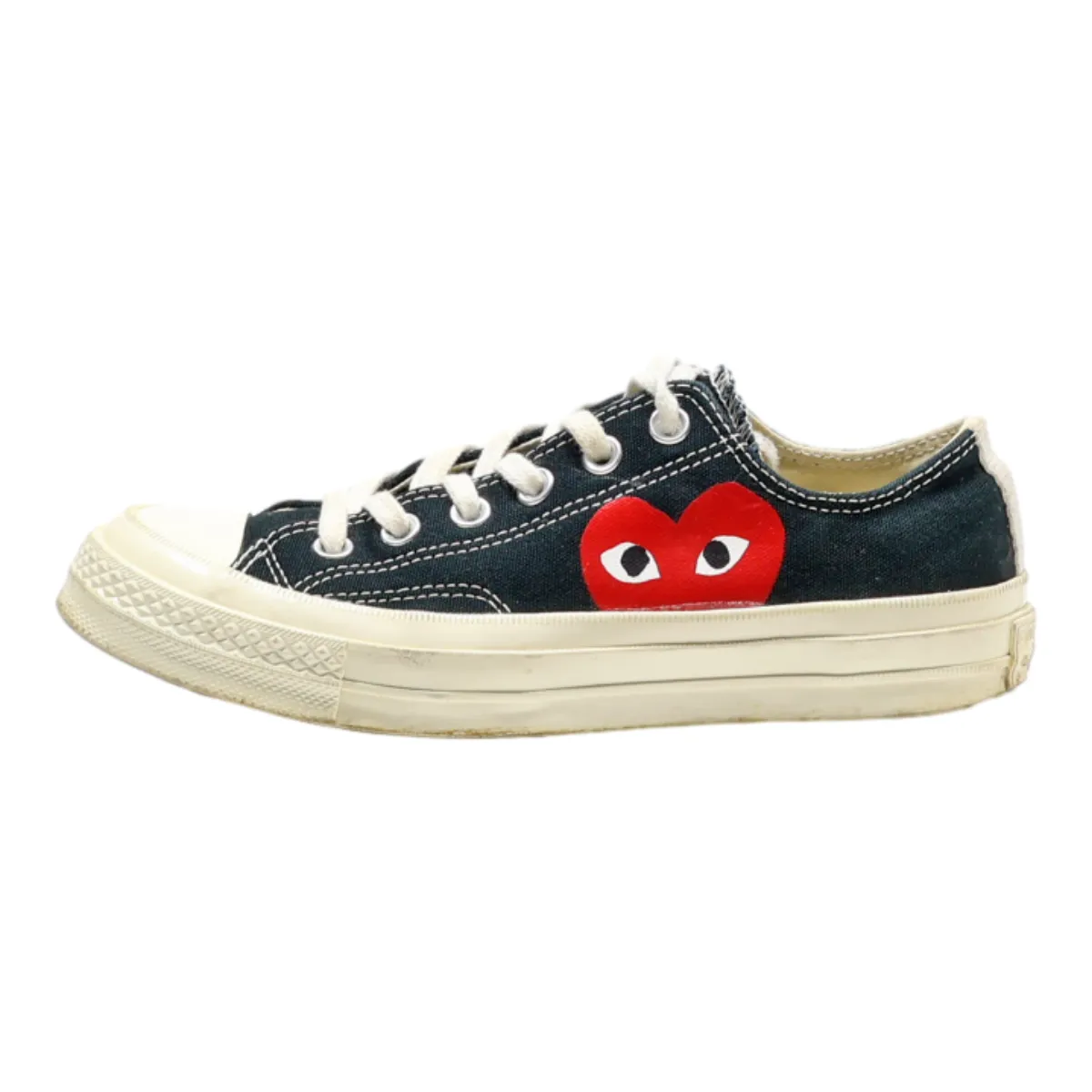 CONVERSE Chuck 70 2019 Comme Des Garcons Low Top Trainers Black Canvas Womens UK 5.5