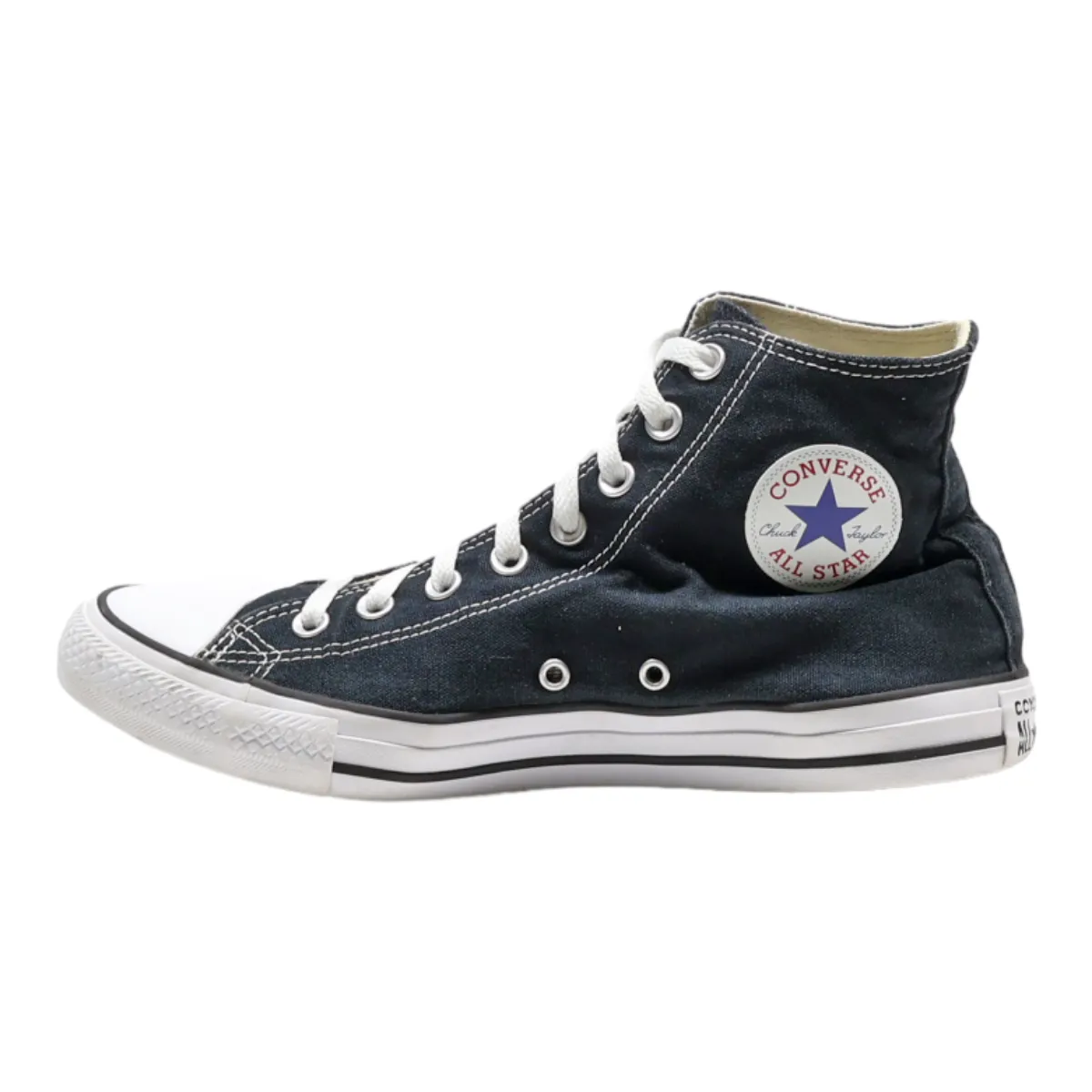 CONVERSE Chuck Taylor All Star 2011 High Top Trainers Black Canvas Womens UK 9