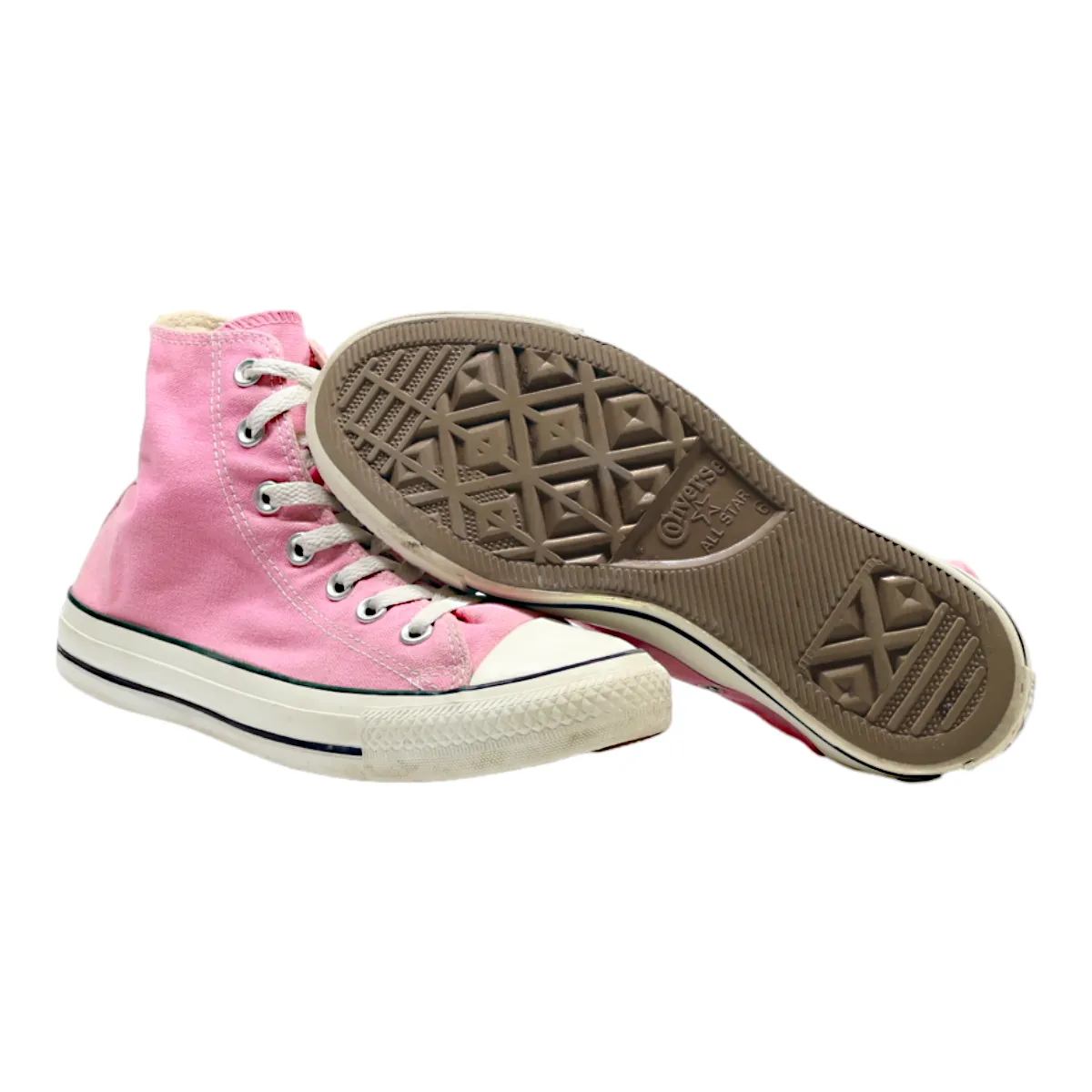 CONVERSE Chuck Taylor All Star 2019 High Top Trainers Pink Canvas Womens UK 6