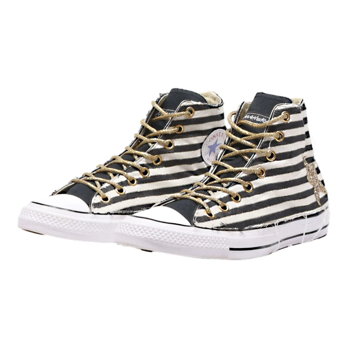 CONVERSE Chuck Taylor All Star High Top Trainers Black Canvas Womens UK 8.5