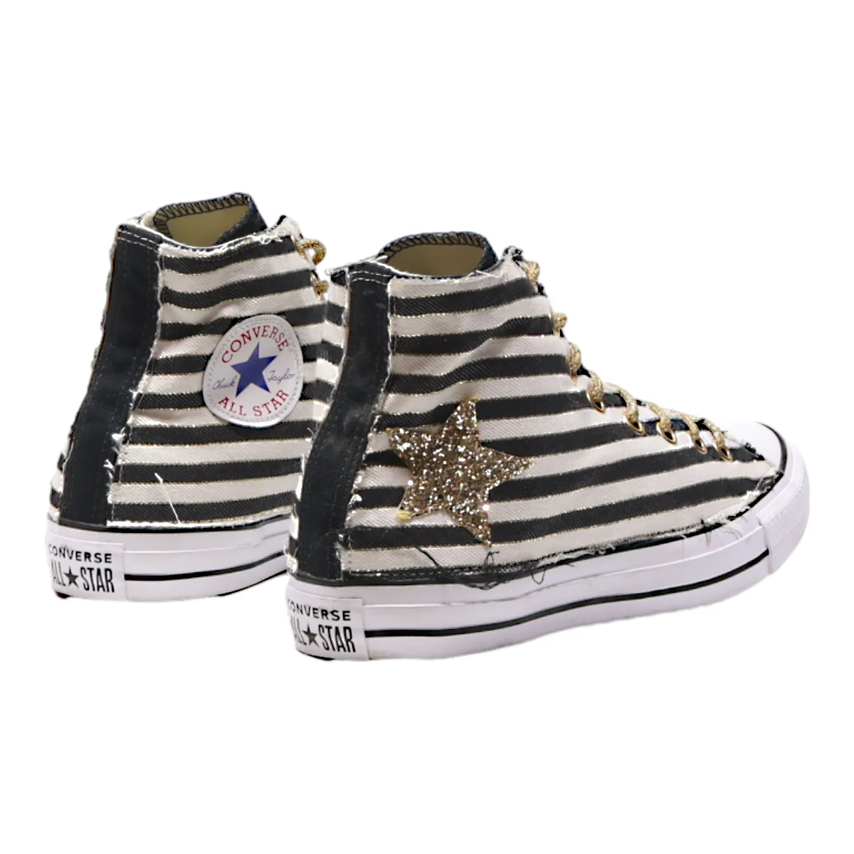 CONVERSE Chuck Taylor All Star High Top Trainers Black Canvas Womens UK 8.5