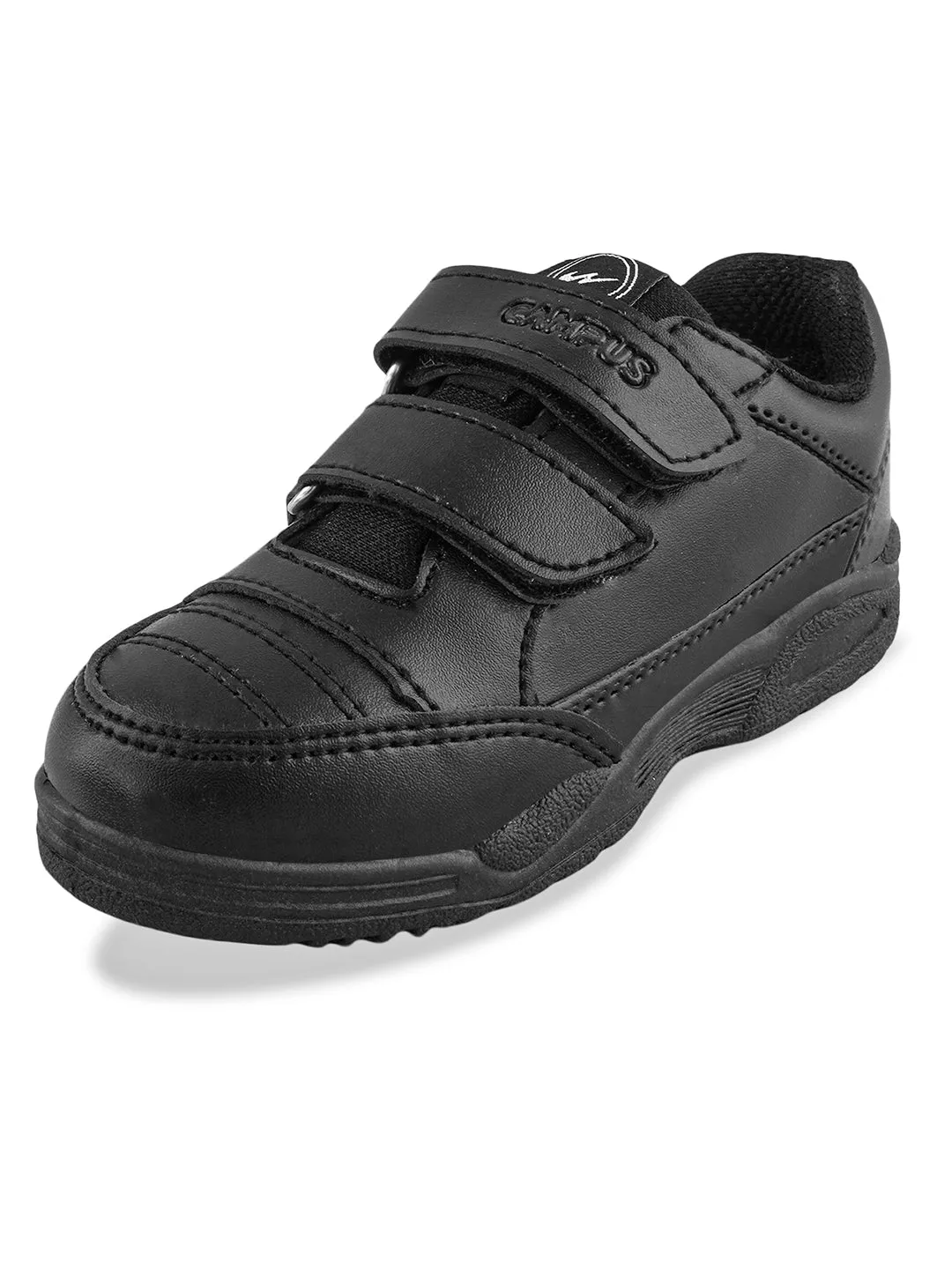 CS-1260VA Black Child School Shoes