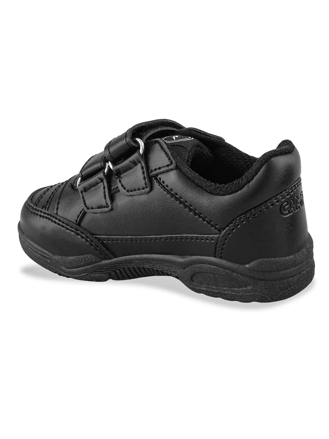 CS-1260VA Black Child School Shoes