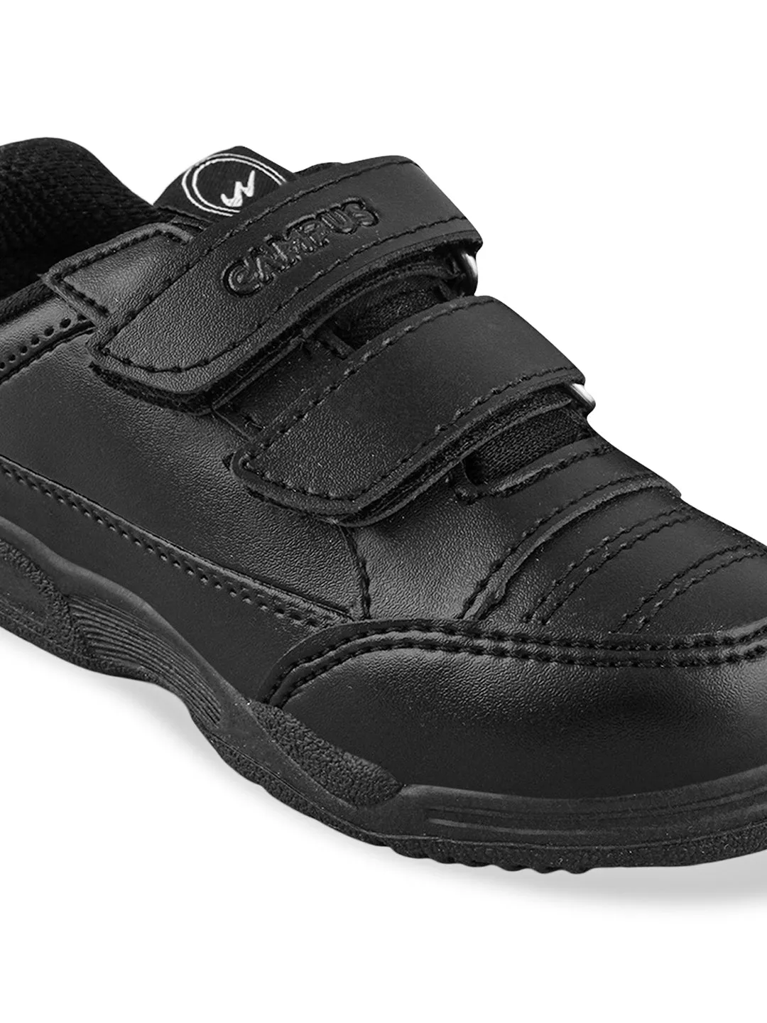 CS-1260VA Black Child School Shoes