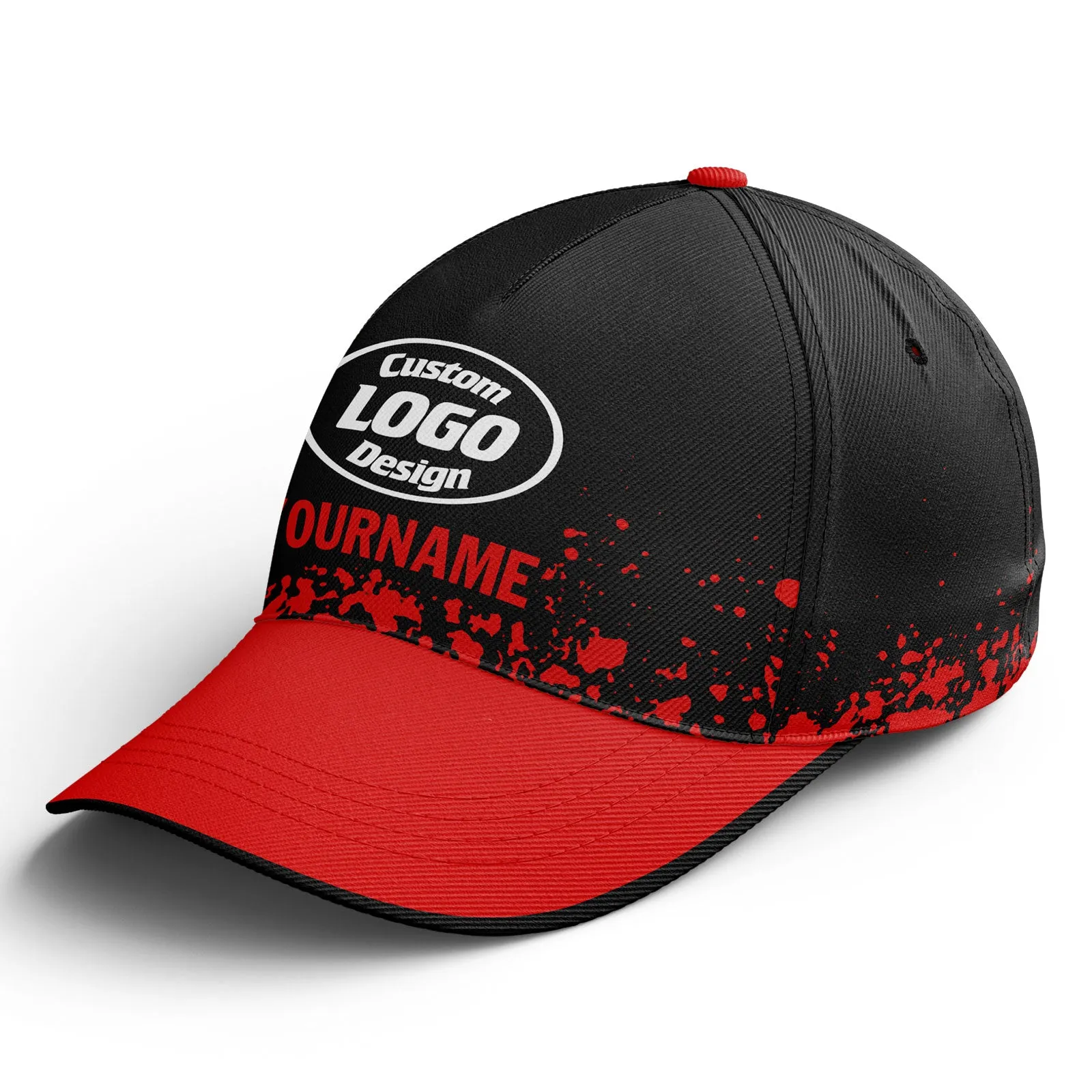 Custom Black Red Jersey MaxSoul Shoes and Hat Combo Offer Personalized Combo ZH-D020234-2