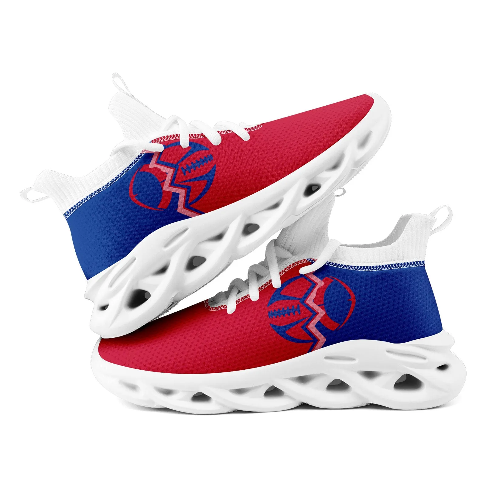 Custom Blue Red New York Maxsoul Shoes Personalized Sneaker FN030A-D028017-18