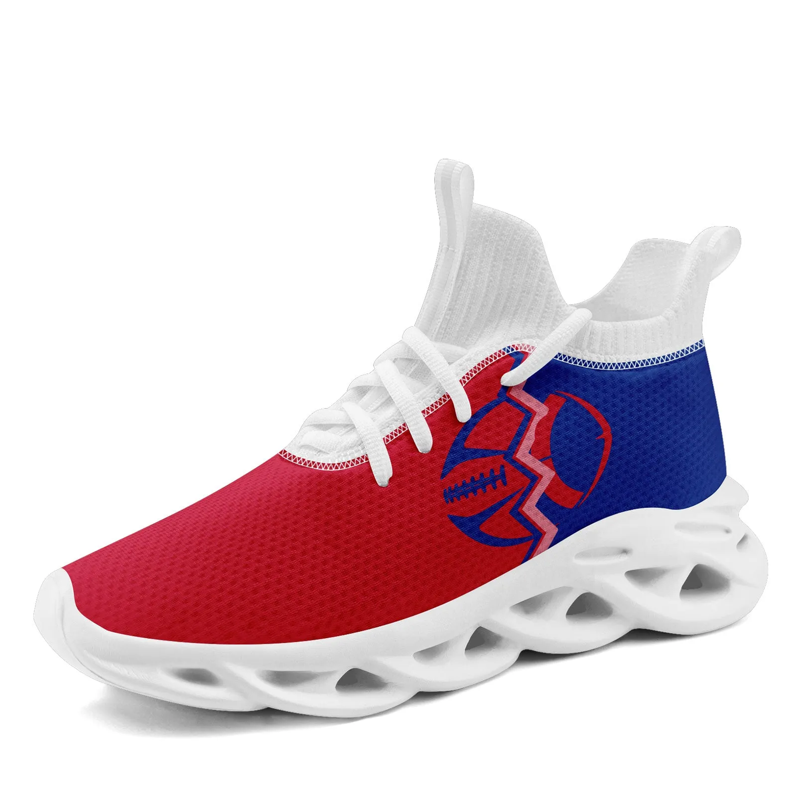 Custom Blue Red New York Maxsoul Shoes Personalized Sneaker FN030A-D028017-18