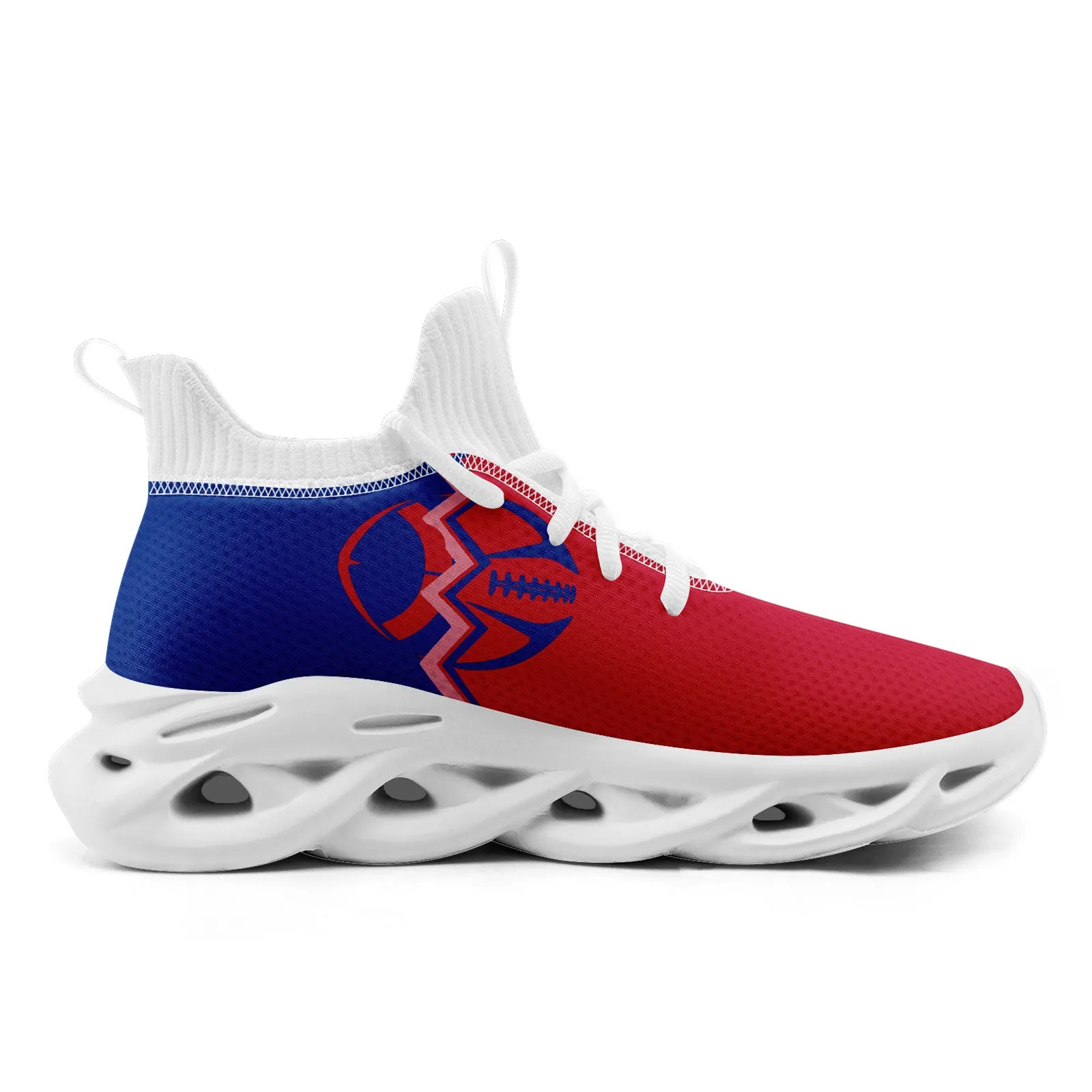 Custom Blue Red New York Maxsoul Shoes Personalized Sneaker FN030A-D028017-18