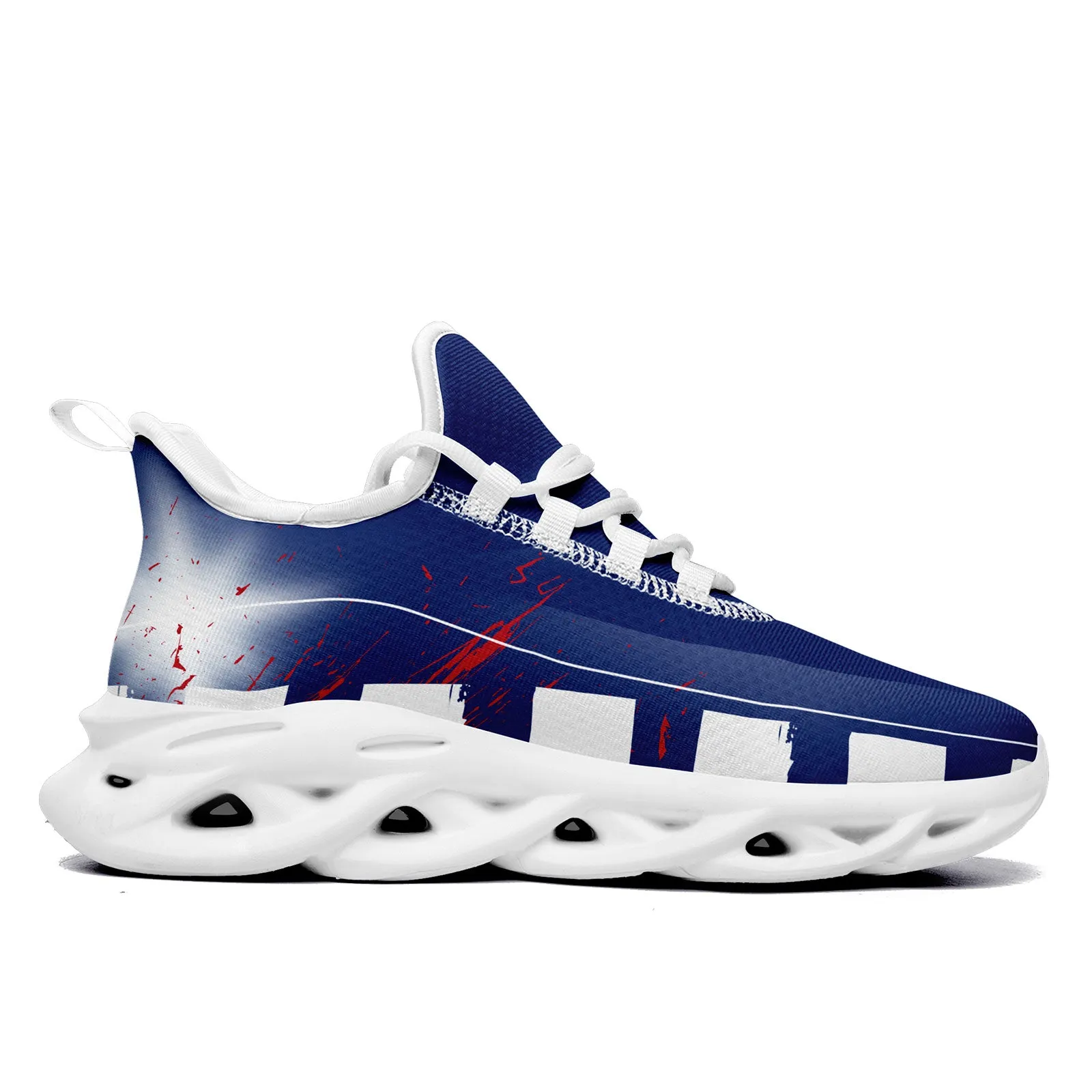 Custom Blue Red White New York MaxSoul Shoes and Hat Combo Offer Personalized Combo ZH-D020264-21