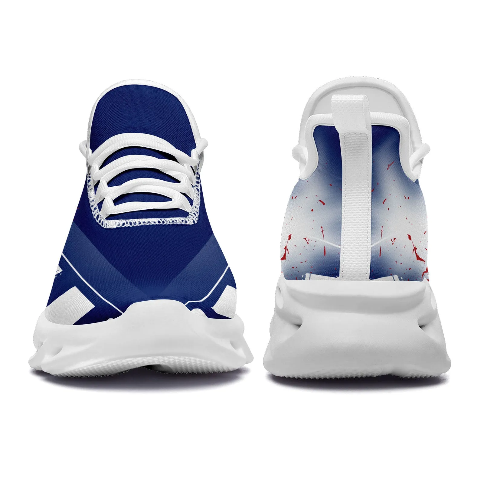 Custom Blue Red White New York MaxSoul Shoes and Hat Combo Offer Personalized Combo ZH-D020264-21