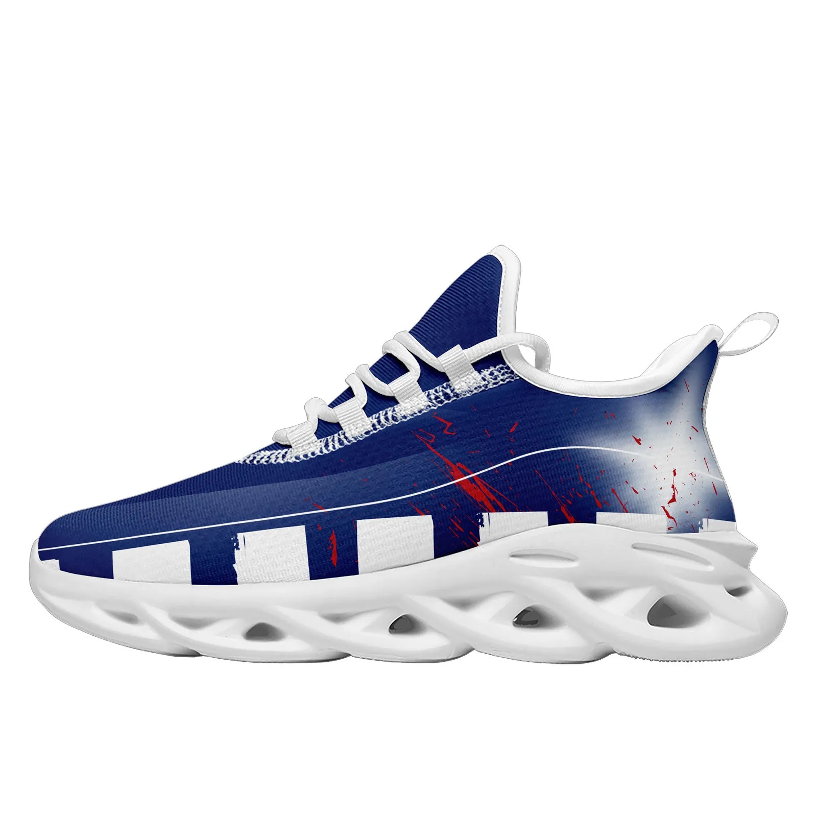 Custom Blue Red White New York MaxSoul Shoes and Hat Combo Offer Personalized Combo ZH-D020264-21