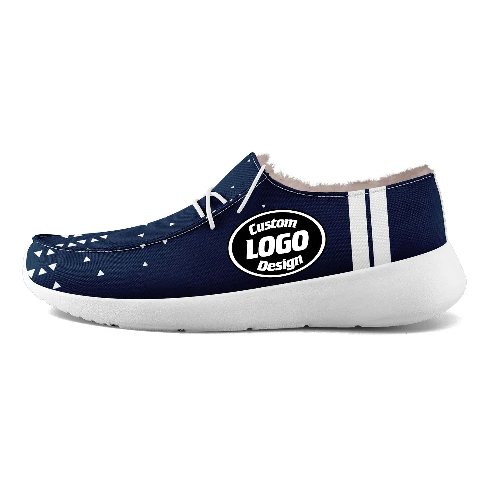 Custom Blue White Dallas Shoes Personalized Sneaker FN042-D020279-9
