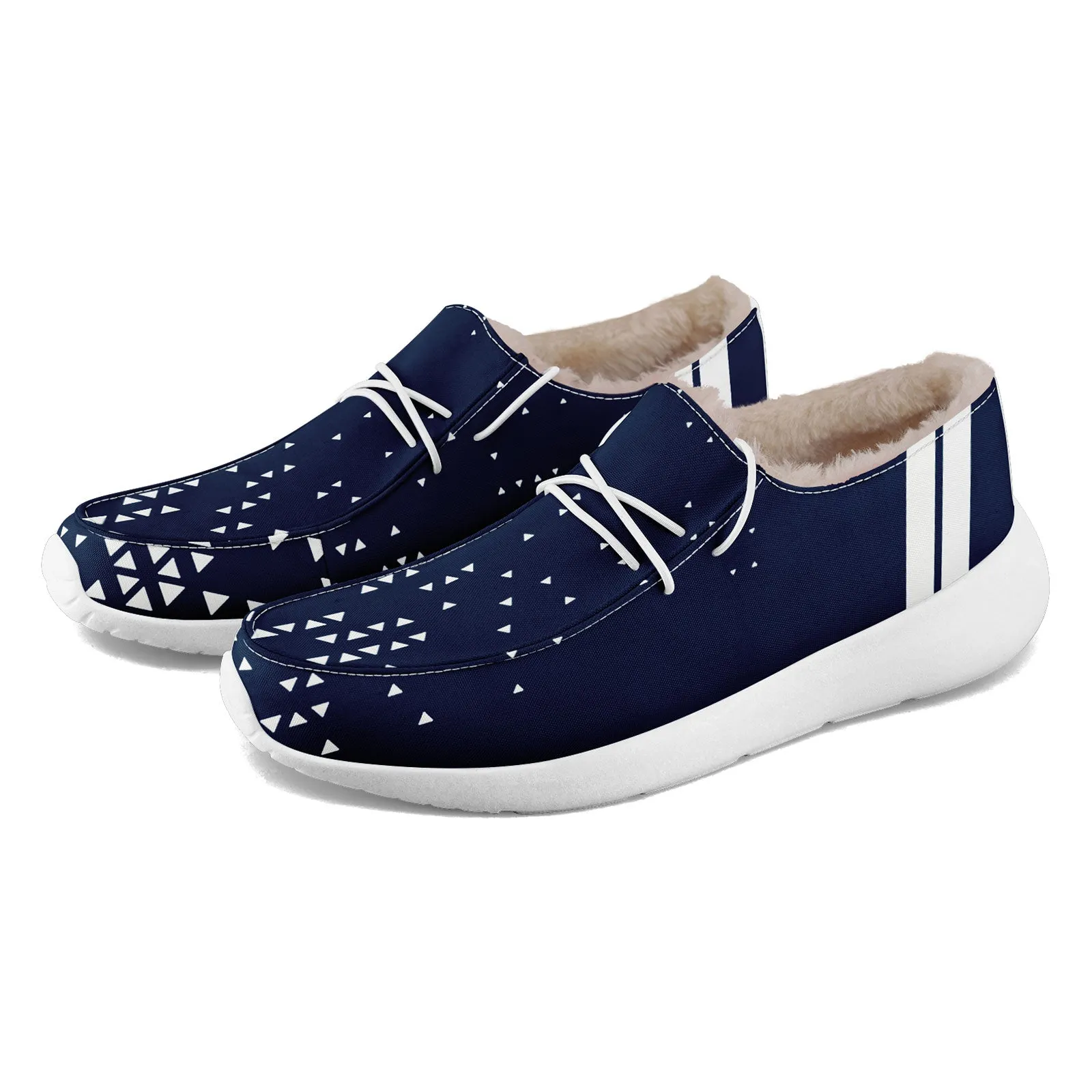 Custom Blue White Dallas Shoes Personalized Sneaker FN042-D020279-9