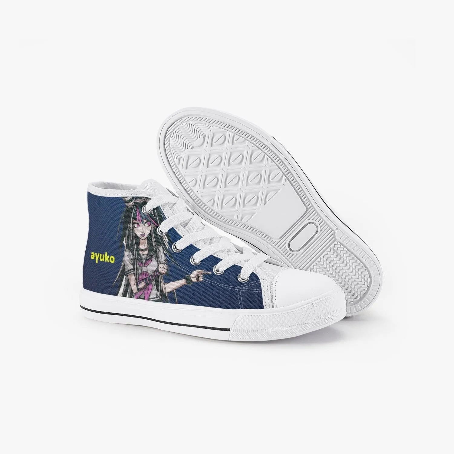 Danganronpa Ibuki Mioda Kids A-Star High Anime Shoes