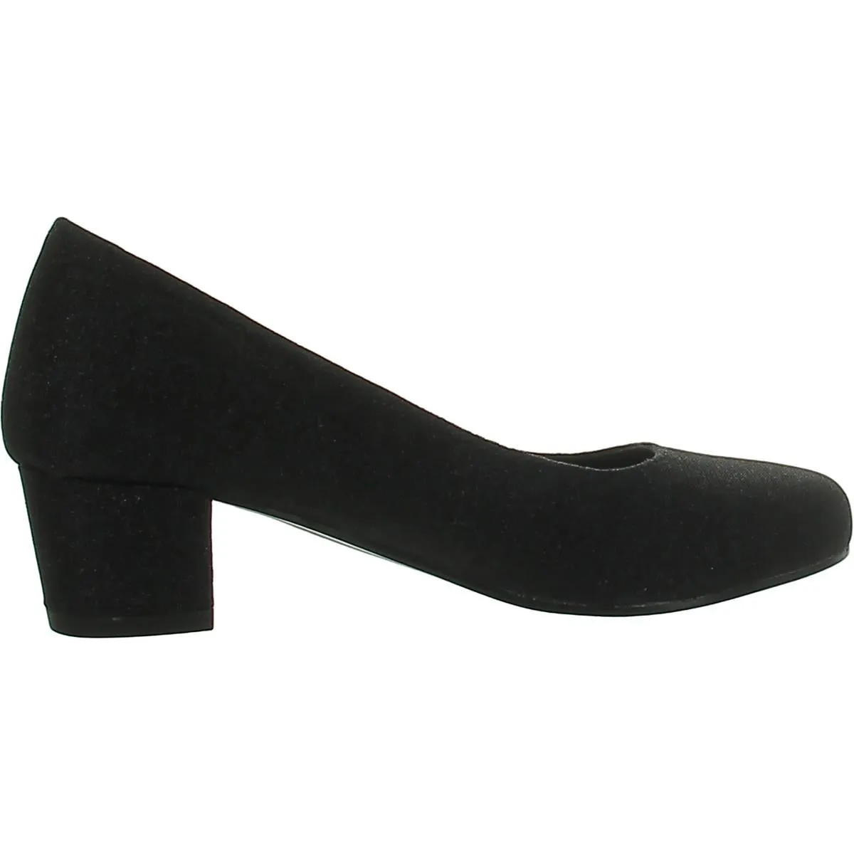 David Tate Womens Suave Metlic Canvas Pumps