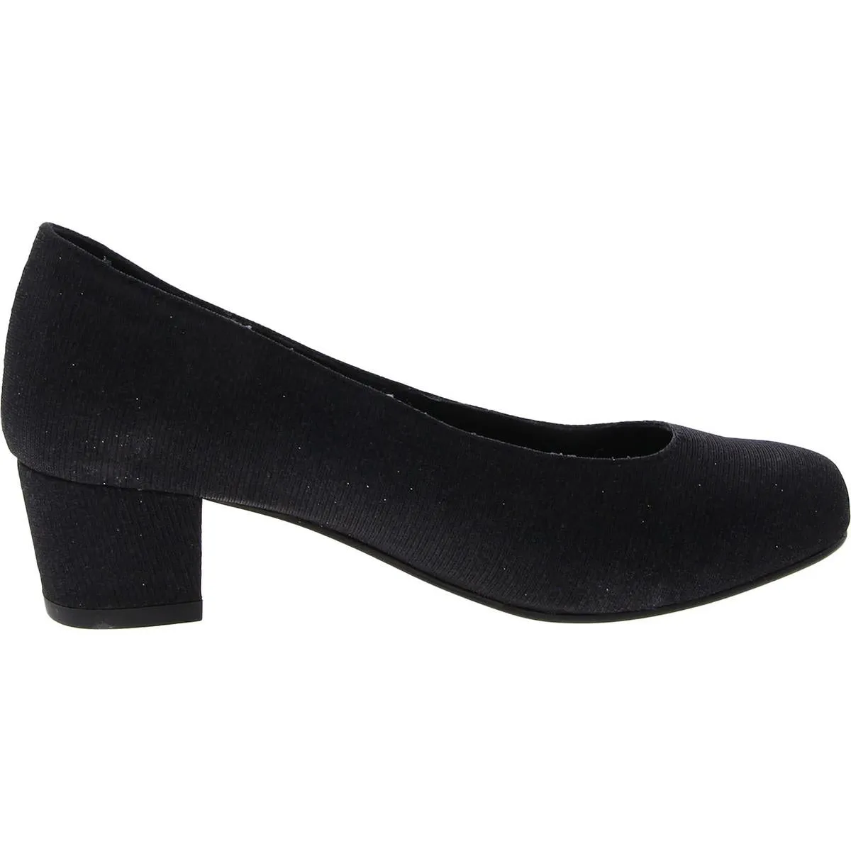 David Tate Womens Suave Metlic Canvas Pumps