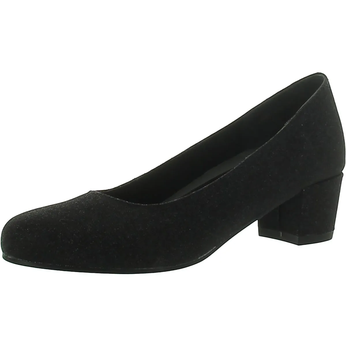 David Tate Womens Suave Metlic Canvas Pumps