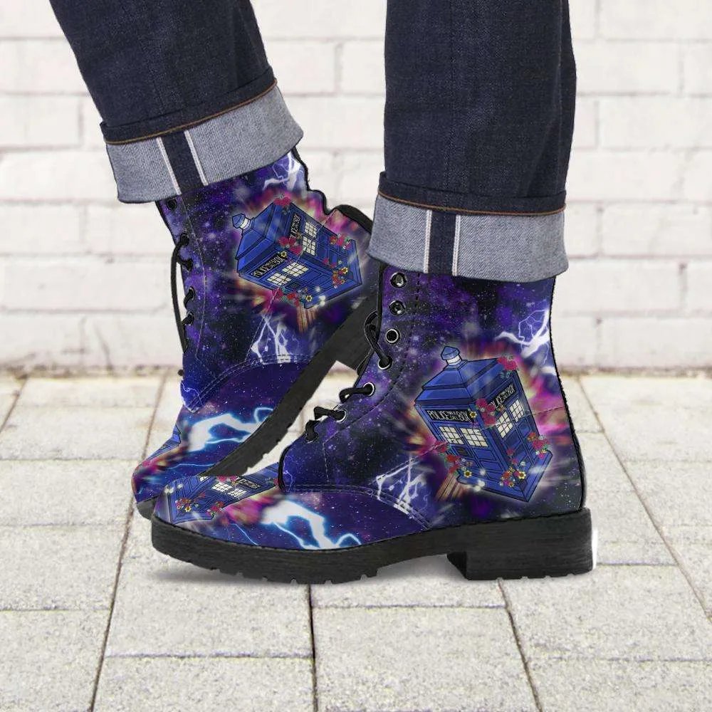 Doctor Who 13th Doctor Faux Leather 7 Eye Lace-up Boots
